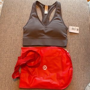 Lululemon Reveal Bra *Digital Rain Light Support in Size 4 Lunar Rock